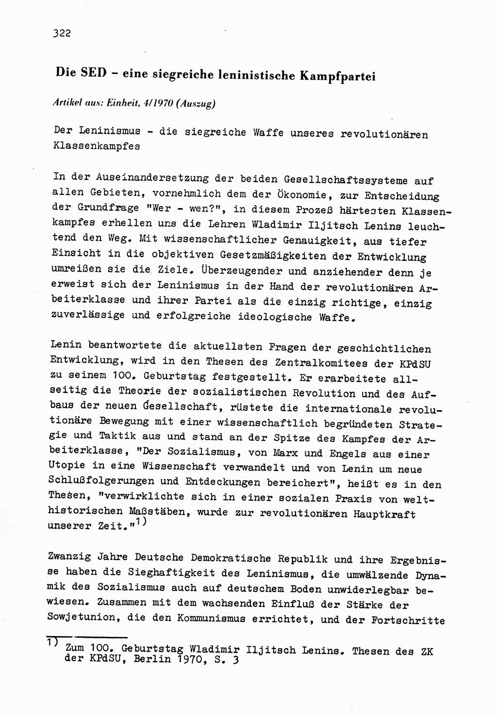 Zu Fragen der Parteiarbeit [Sozialistische Einheitspartei Deutschlands (SED) Deutsche Demokratische Republik (DDR)] 1979, Seite 322 (Fr. PA SED DDR 1979, S. 322)
