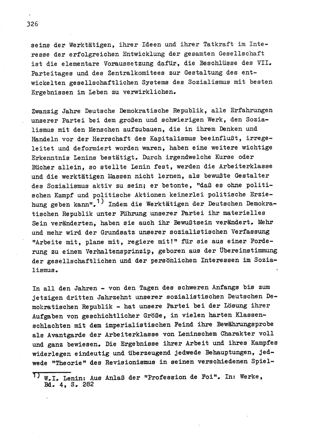 Zu Fragen der Parteiarbeit [Sozialistische Einheitspartei Deutschlands (SED) Deutsche Demokratische Republik (DDR)] 1979, Seite 326 (Fr. PA SED DDR 1979, S. 326)