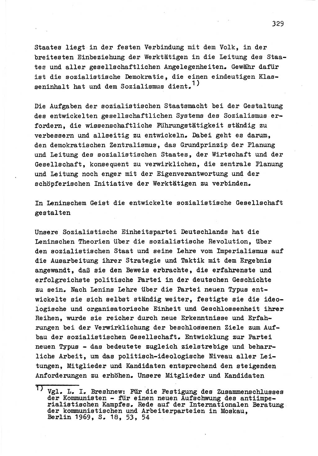 Zu Fragen der Parteiarbeit [Sozialistische Einheitspartei Deutschlands (SED) Deutsche Demokratische Republik (DDR)] 1979, Seite 329 (Fr. PA SED DDR 1979, S. 329)