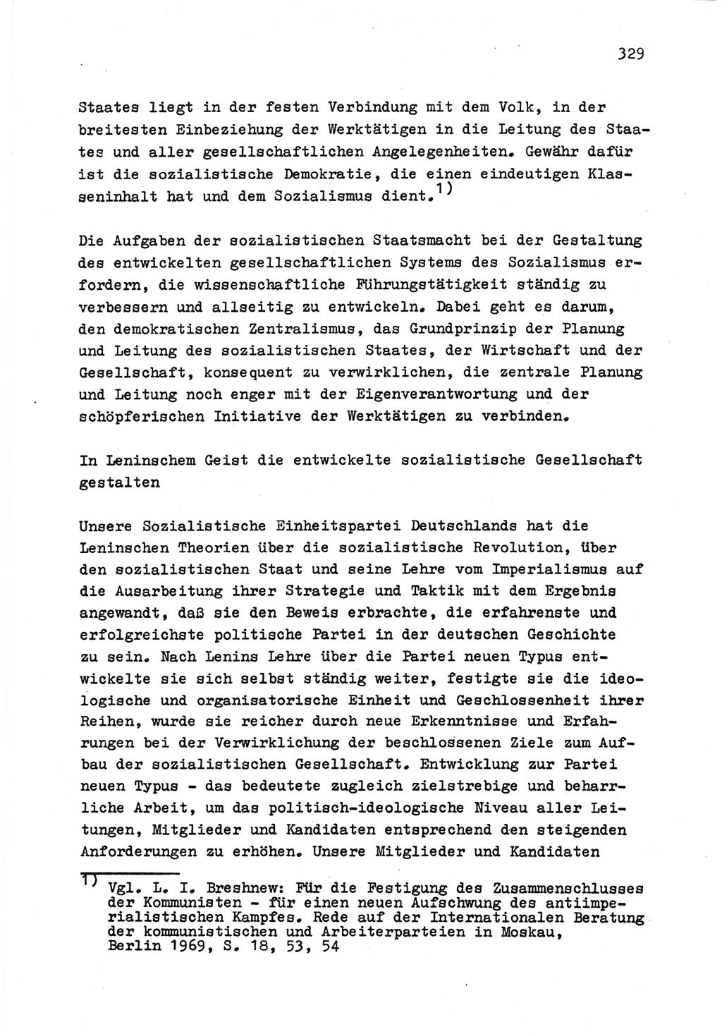 Zu Fragen der Parteiarbeit [Sozialistische Einheitspartei Deutschlands (SED) Deutsche Demokratische Republik (DDR)] 1979, Seite 329 (Fr. PA SED DDR 1979, S. 329)