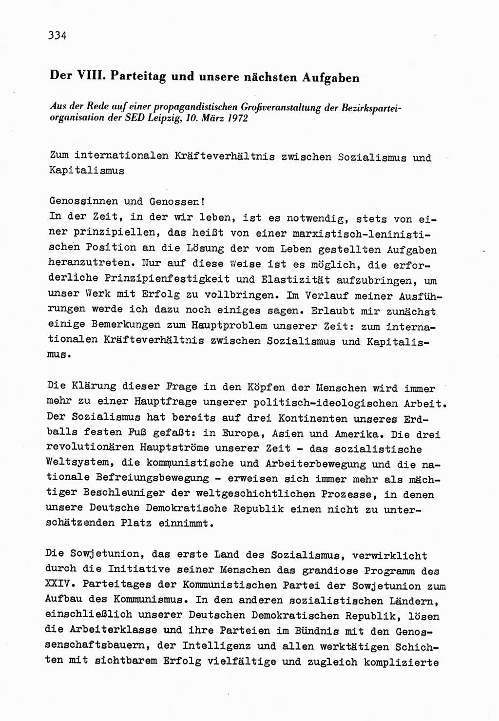 Zu Fragen der Parteiarbeit [Sozialistische Einheitspartei Deutschlands (SED) Deutsche Demokratische Republik (DDR)] 1979, Seite 334 (Fr. PA SED DDR 1979, S. 334)