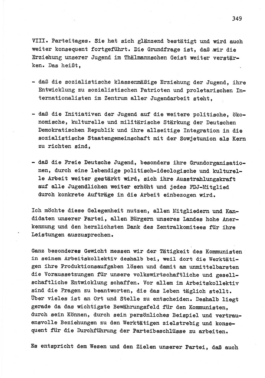 Zu Fragen der Parteiarbeit [Sozialistische Einheitspartei Deutschlands (SED) Deutsche Demokratische Republik (DDR)] 1979, Seite 349 (Fr. PA SED DDR 1979, S. 349)