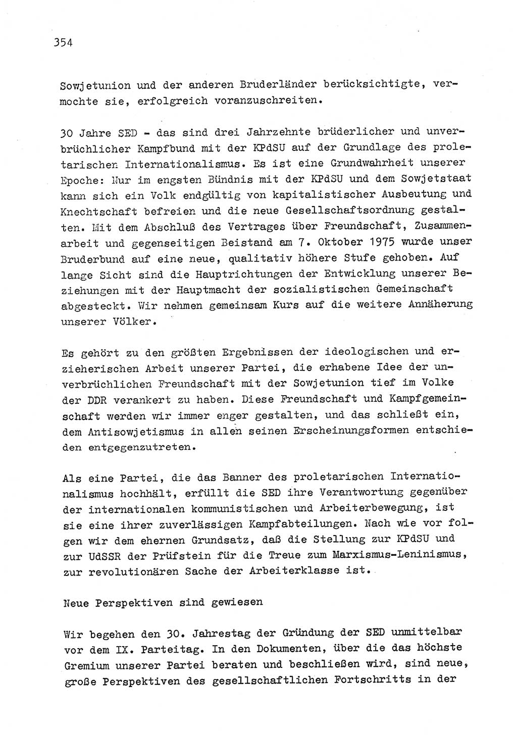 Zu Fragen der Parteiarbeit [Sozialistische Einheitspartei Deutschlands (SED) Deutsche Demokratische Republik (DDR)] 1979, Seite 354 (Fr. PA SED DDR 1979, S. 354)