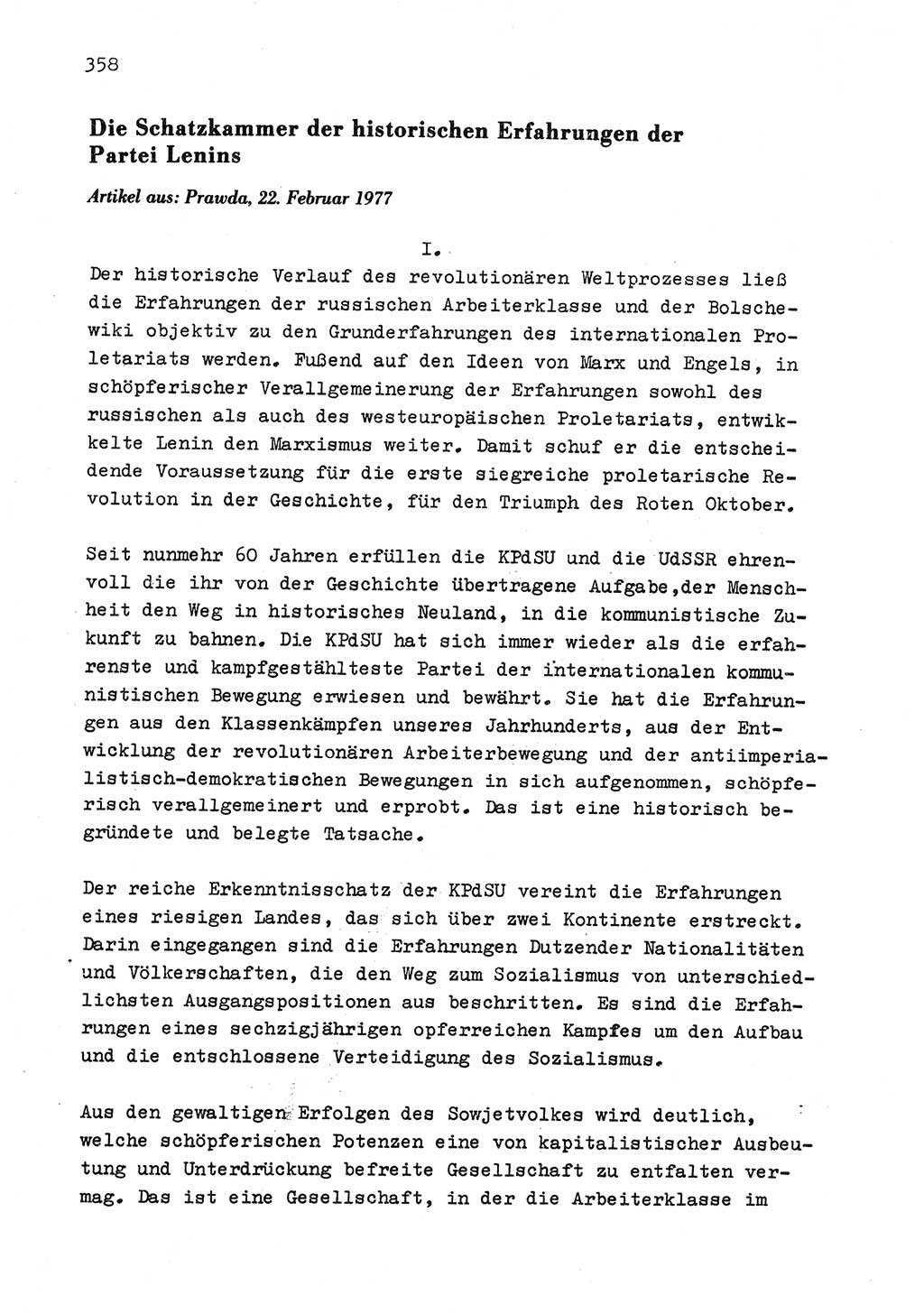 Zu Fragen der Parteiarbeit [Sozialistische Einheitspartei Deutschlands (SED) Deutsche Demokratische Republik (DDR)] 1979, Seite 358 (Fr. PA SED DDR 1979, S. 358)