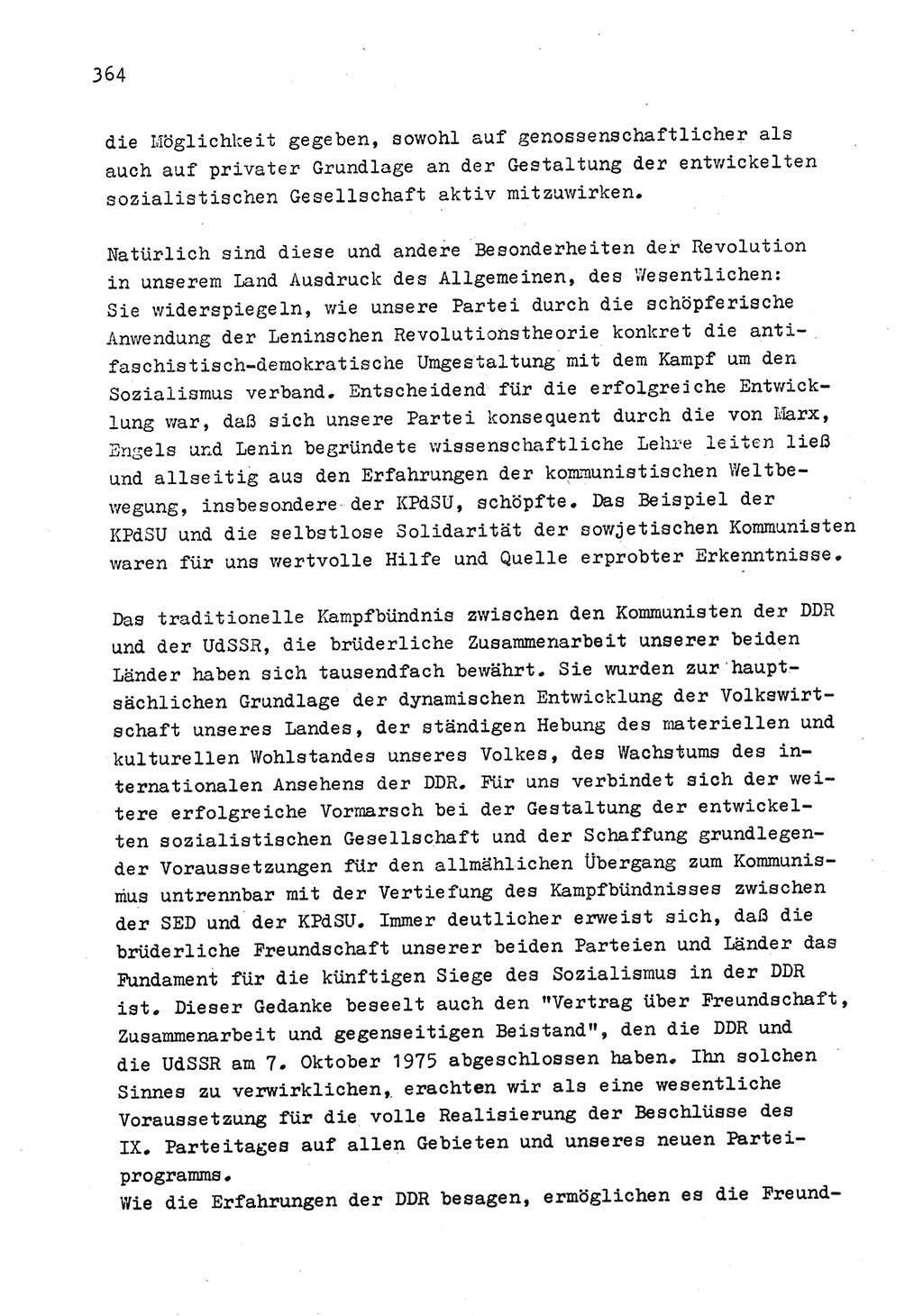 Zu Fragen der Parteiarbeit [Sozialistische Einheitspartei Deutschlands (SED) Deutsche Demokratische Republik (DDR)] 1979, Seite 364 (Fr. PA SED DDR 1979, S. 364)