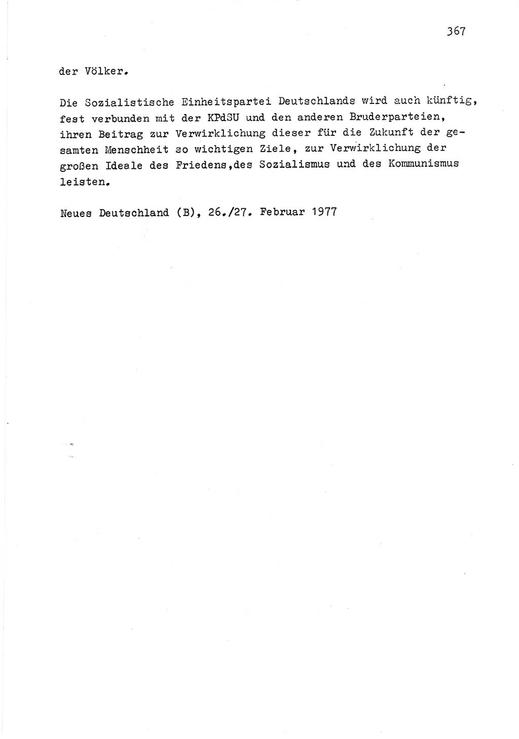 Zu Fragen der Parteiarbeit [Sozialistische Einheitspartei Deutschlands (SED) Deutsche Demokratische Republik (DDR)] 1979, Seite 367 (Fr. PA SED DDR 1979, S. 367)