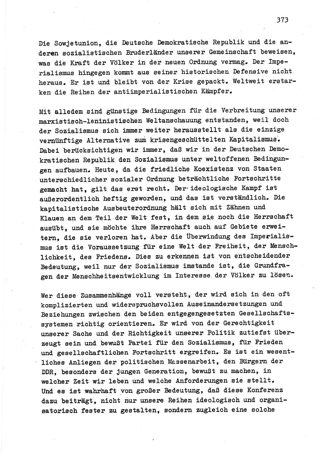 Zu Fragen der Parteiarbeit [Sozialistische Einheitspartei Deutschlands (SED) Deutsche Demokratische Republik (DDR)] 1979, Seite 373 (Fr. PA SED DDR 1979, S. 373)