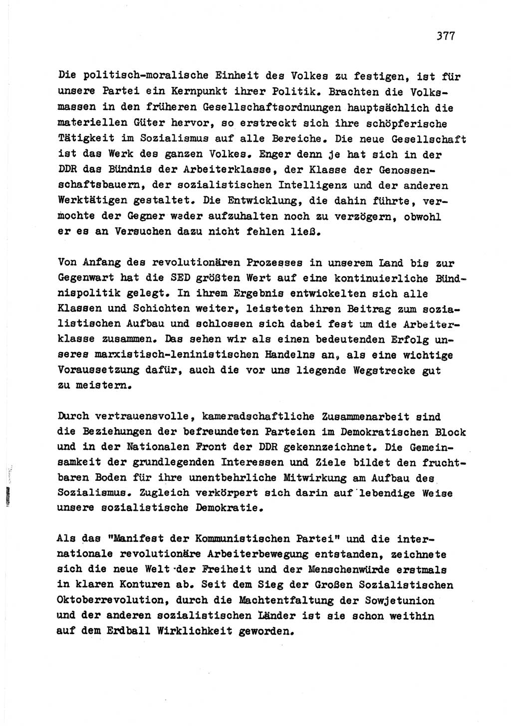 Zu Fragen der Parteiarbeit [Sozialistische Einheitspartei Deutschlands (SED) Deutsche Demokratische Republik (DDR)] 1979, Seite 377 (Fr. PA SED DDR 1979, S. 377)