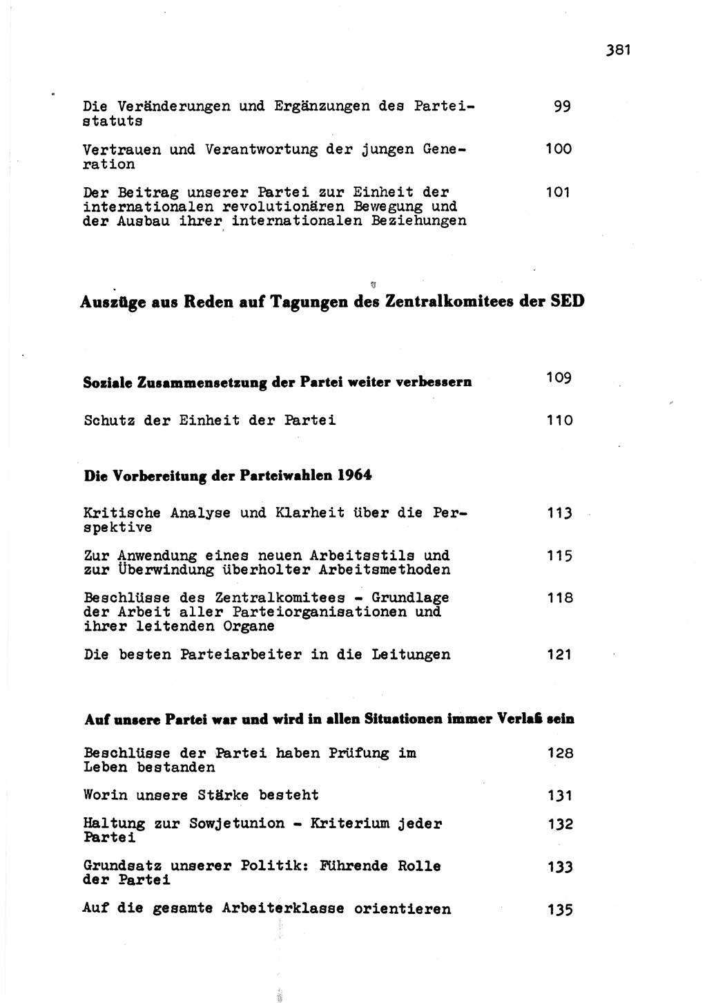 Zu Fragen der Parteiarbeit [Sozialistische Einheitspartei Deutschlands (SED) Deutsche Demokratische Republik (DDR)] 1979, Seite 381 (Fr. PA SED DDR 1979, S. 381)