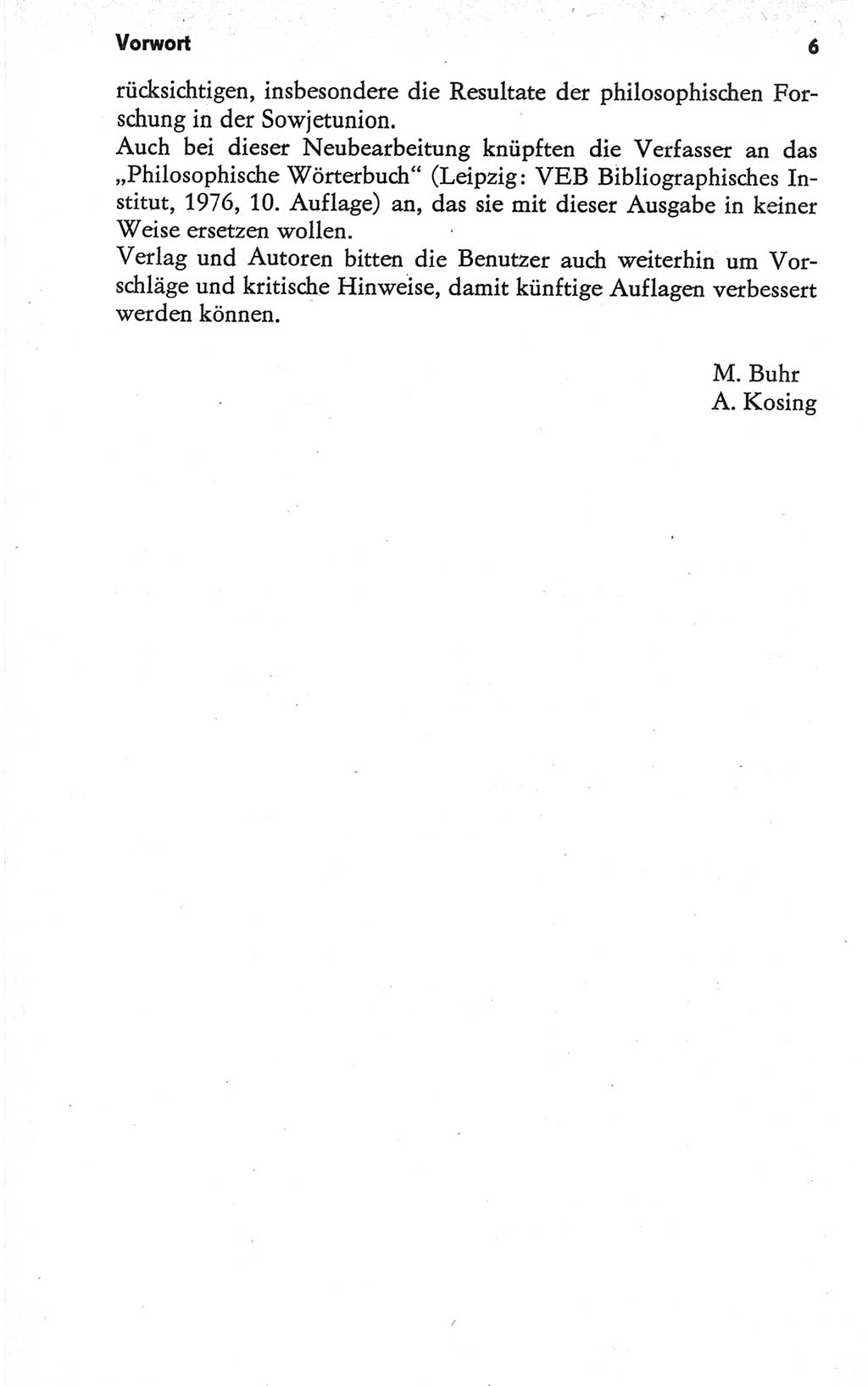 Kleines Wörterbuch der marxistisch-leninistischen Philosophie [Deutsche Demokratische Republik (DDR)] 1979, Seite 6 (Kl. Wb. ML Phil. DDR 1979, S. 6)