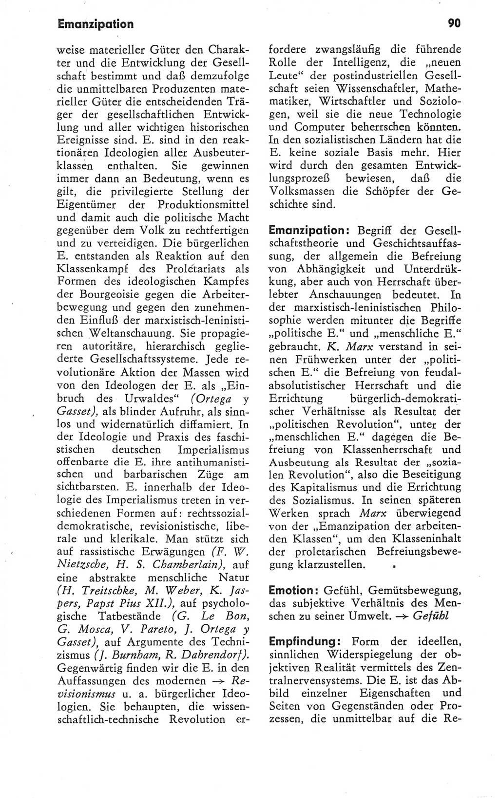 Kleines Wörterbuch der marxistisch-leninistischen Philosophie [Deutsche Demokratische Republik (DDR)] 1979, Seite 90 (Kl. Wb. ML Phil. DDR 1979, S. 90)