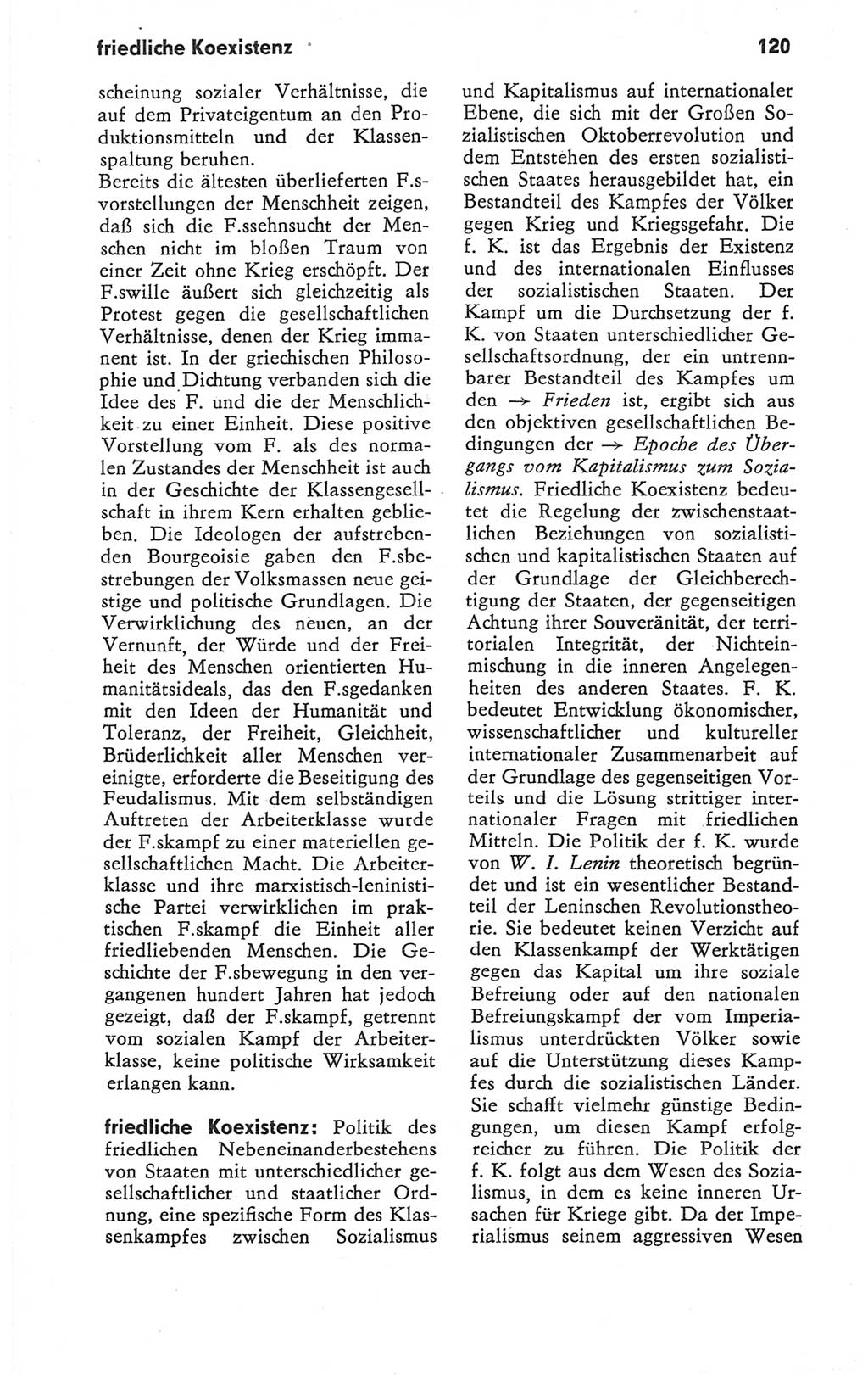 Kleines Wörterbuch der marxistisch-leninistischen Philosophie [Deutsche Demokratische Republik (DDR)] 1979, Seite 120 (Kl. Wb. ML Phil. DDR 1979, S. 120)