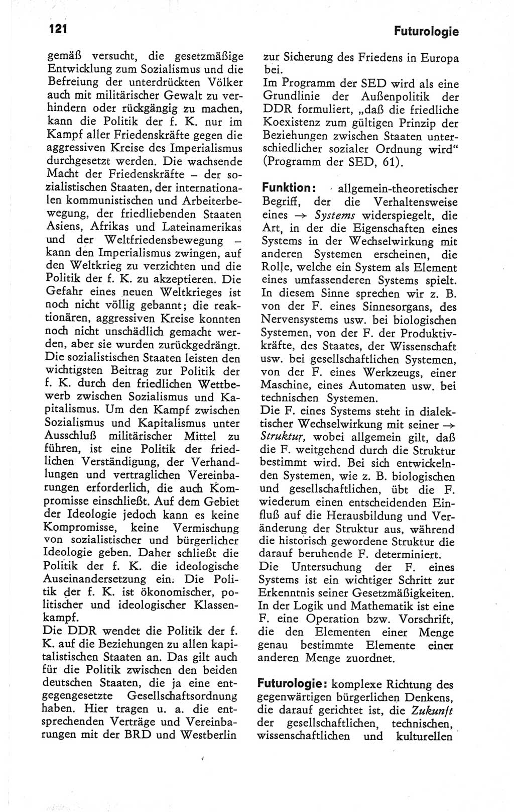 Kleines Wörterbuch der marxistisch-leninistischen Philosophie [Deutsche Demokratische Republik (DDR)] 1979, Seite 121 (Kl. Wb. ML Phil. DDR 1979, S. 121)