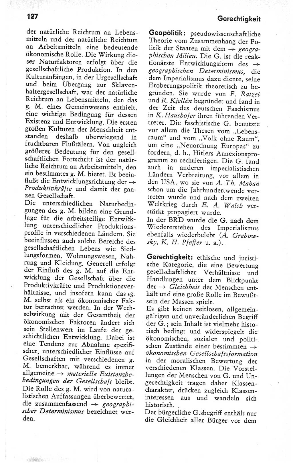 Kleines Wörterbuch der marxistisch-leninistischen Philosophie [Deutsche Demokratische Republik (DDR)] 1979, Seite 127 (Kl. Wb. ML Phil. DDR 1979, S. 127)