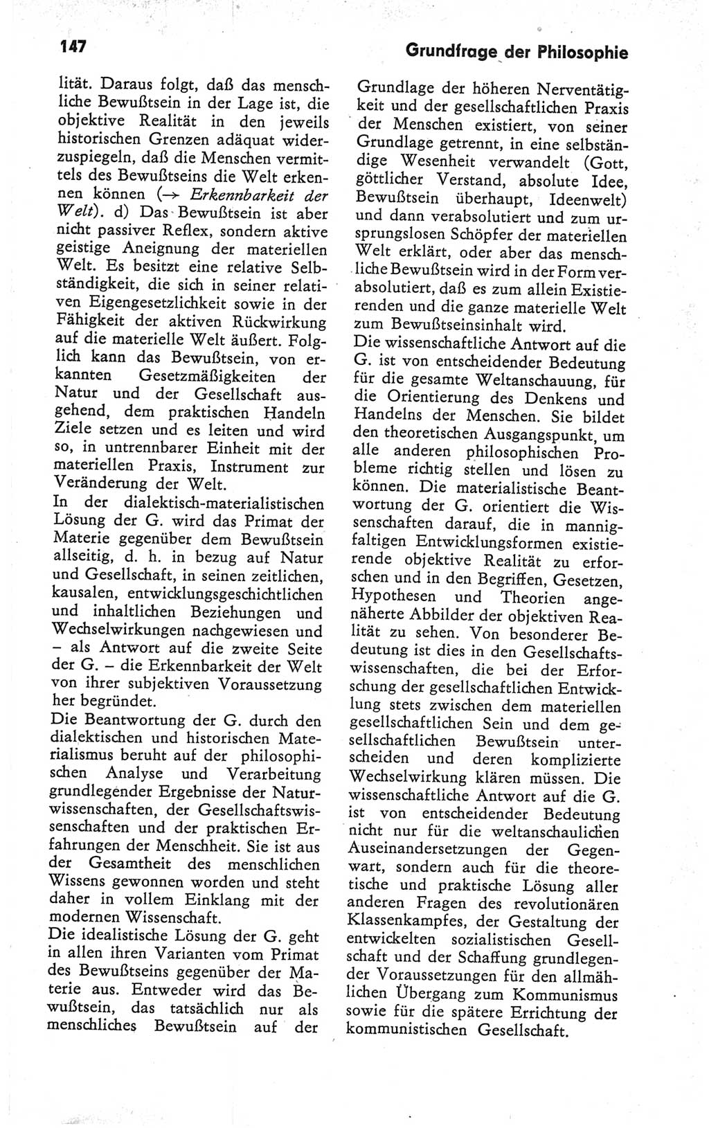 Kleines Wörterbuch der marxistisch-leninistischen Philosophie [Deutsche Demokratische Republik (DDR)] 1979, Seite 147 (Kl. Wb. ML Phil. DDR 1979, S. 147)