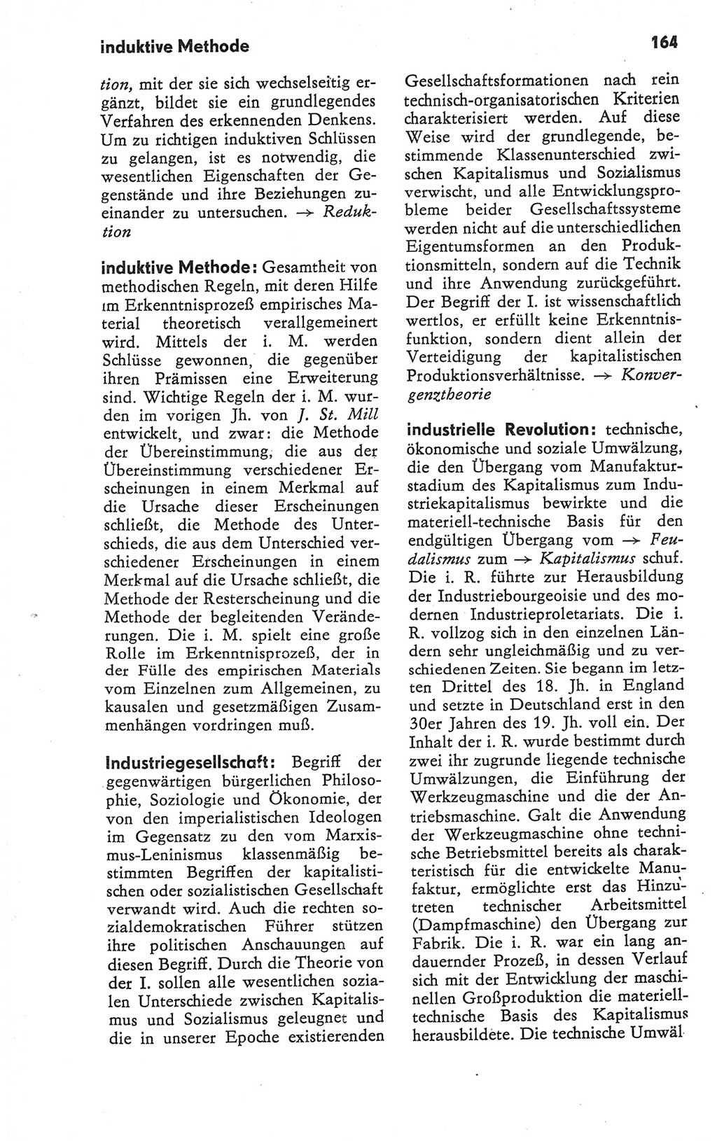 Kleines Wörterbuch der marxistisch-leninistischen Philosophie [Deutsche Demokratische Republik (DDR)] 1979, Seite 164 (Kl. Wb. ML Phil. DDR 1979, S. 164)