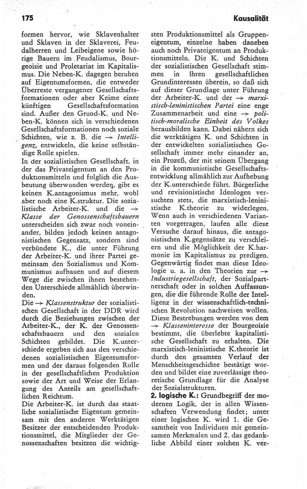 Kleines Wörterbuch der marxistisch-leninistischen Philosophie [Deutsche Demokratische Republik (DDR)] 1979, Seite 175 (Kl. Wb. ML Phil. DDR 1979, S. 175)
