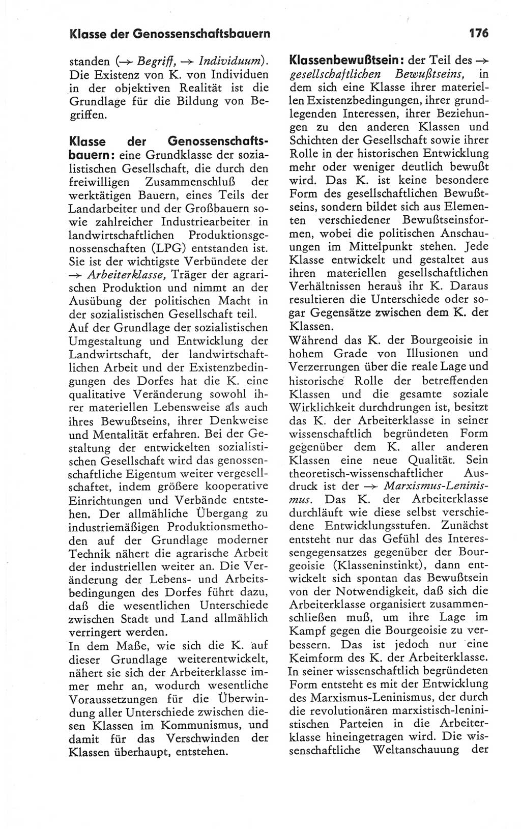 Kleines Wörterbuch der marxistisch-leninistischen Philosophie [Deutsche Demokratische Republik (DDR)] 1979, Seite 176 (Kl. Wb. ML Phil. DDR 1979, S. 176)