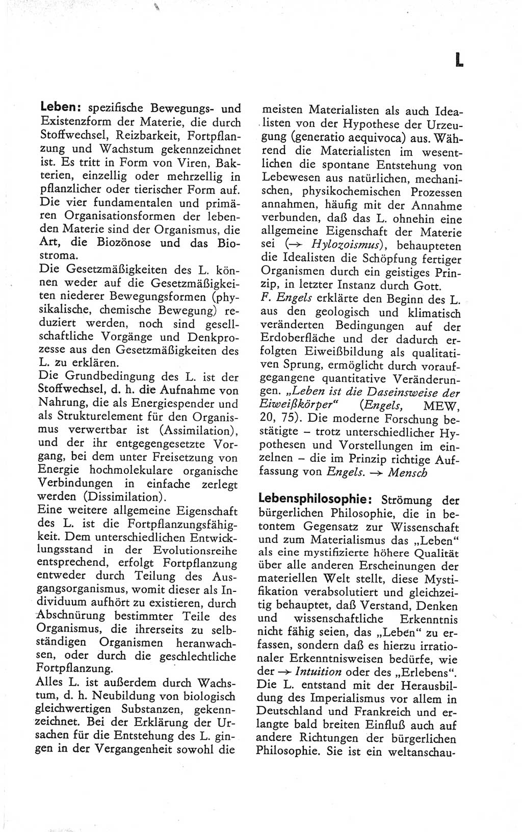 Kleines Wörterbuch der marxistisch-leninistischen Philosophie [Deutsche Demokratische Republik (DDR)] 1979, Seite 191 (Kl. Wb. ML Phil. DDR 1979, S. 191)