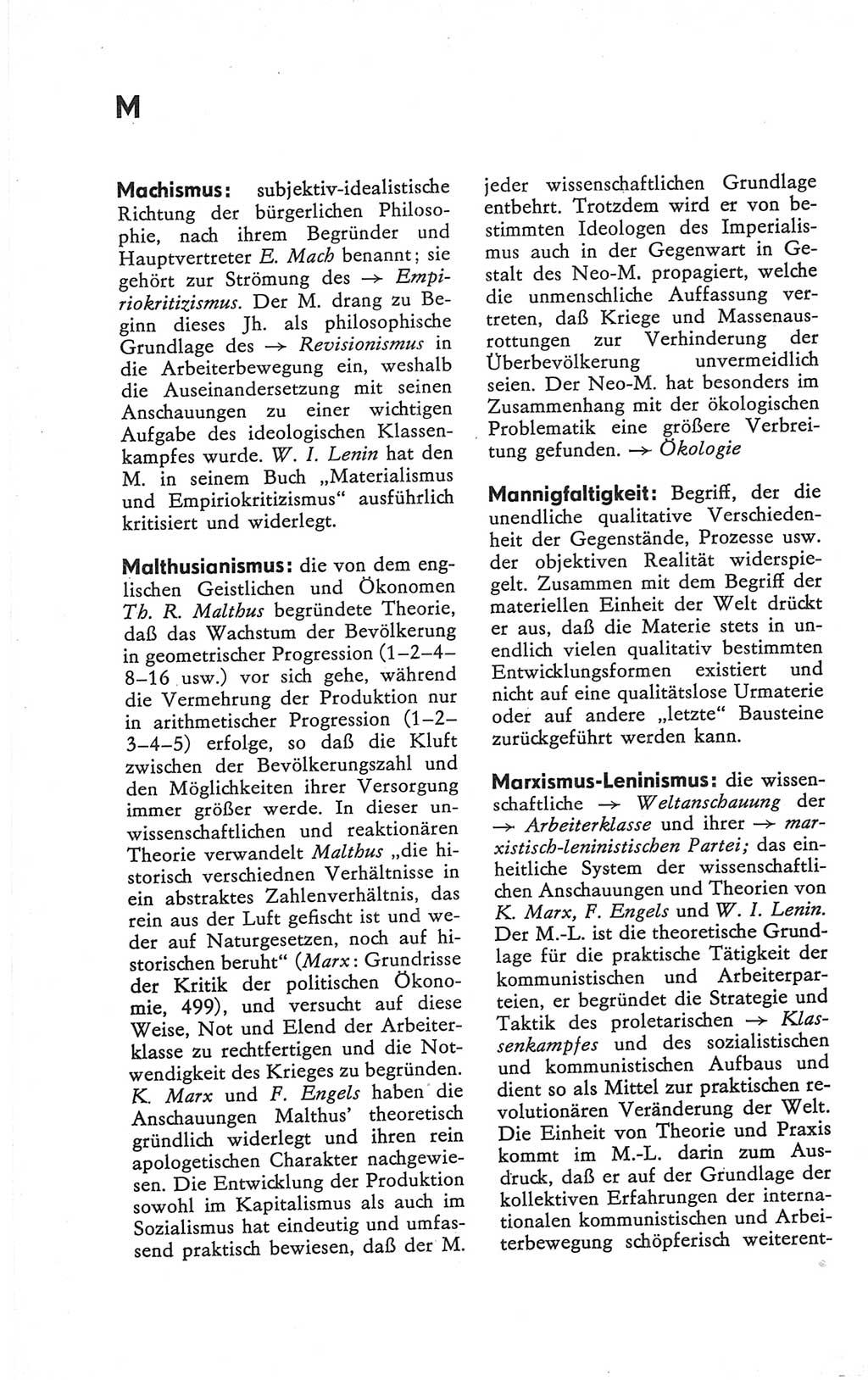 Kleines Wörterbuch der marxistisch-leninistischen Philosophie [Deutsche Demokratische Republik (DDR)] 1979, Seite 196 (Kl. Wb. ML Phil. DDR 1979, S. 196)