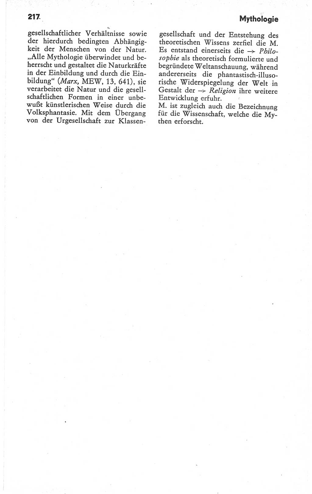 Kleines Wörterbuch der marxistisch-leninistischen Philosophie [Deutsche Demokratische Republik (DDR)] 1979, Seite 217 (Kl. Wb. ML Phil. DDR 1979, S. 217)