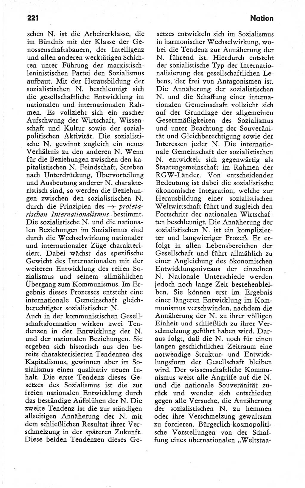 Kleines Wörterbuch der marxistisch-leninistischen Philosophie [Deutsche Demokratische Republik (DDR)] 1979, Seite 221 (Kl. Wb. ML Phil. DDR 1979, S. 221)