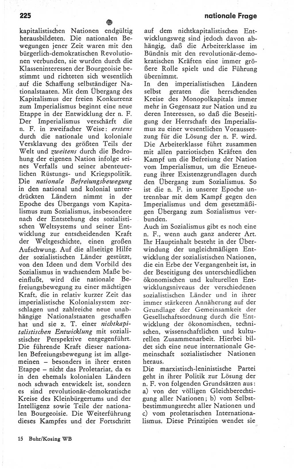 Kleines Wörterbuch der marxistisch-leninistischen Philosophie [Deutsche Demokratische Republik (DDR)] 1979, Seite 225 (Kl. Wb. ML Phil. DDR 1979, S. 225)