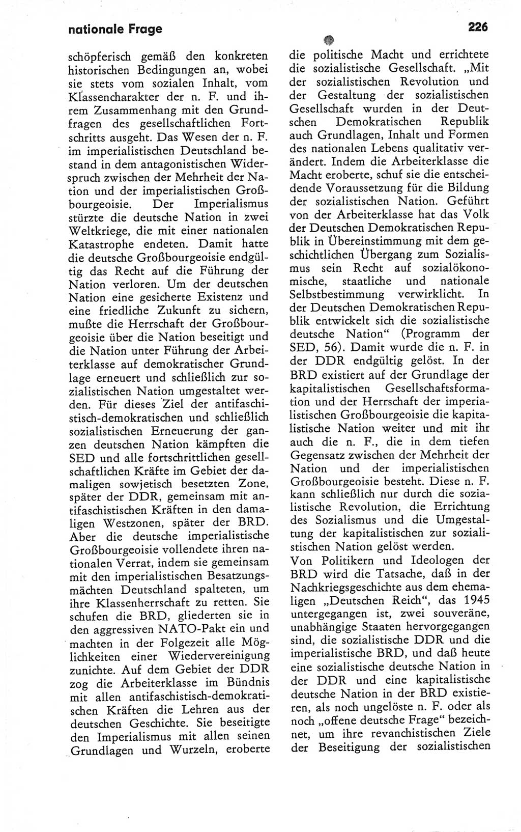 Kleines Wörterbuch der marxistisch-leninistischen Philosophie [Deutsche Demokratische Republik (DDR)] 1979, Seite 226 (Kl. Wb. ML Phil. DDR 1979, S. 226)
