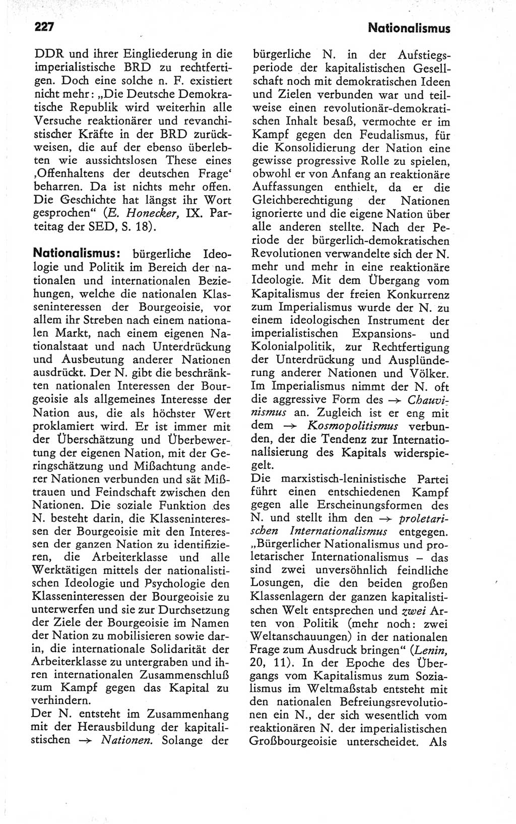 Kleines Wörterbuch der marxistisch-leninistischen Philosophie [Deutsche Demokratische Republik (DDR)] 1979, Seite 227 (Kl. Wb. ML Phil. DDR 1979, S. 227)