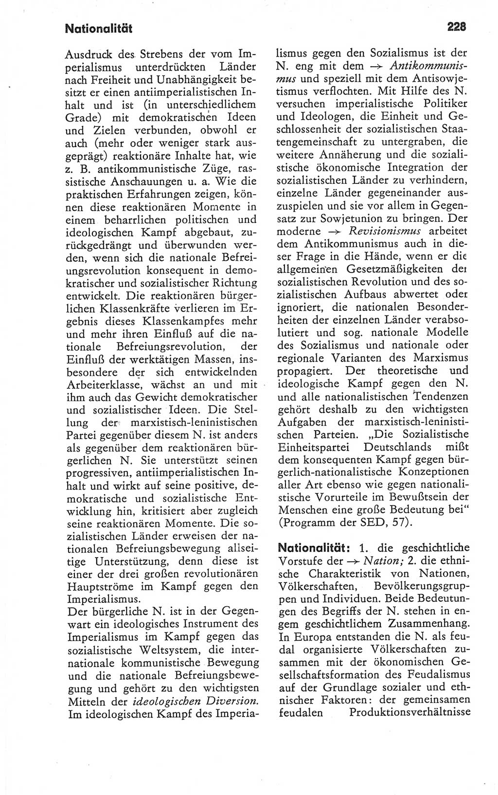 Kleines Wörterbuch der marxistisch-leninistischen Philosophie [Deutsche Demokratische Republik (DDR)] 1979, Seite 228 (Kl. Wb. ML Phil. DDR 1979, S. 228)