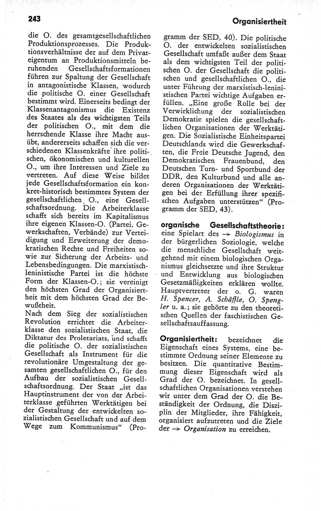 Kleines Wörterbuch der marxistisch-leninistischen Philosophie [Deutsche Demokratische Republik (DDR)] 1979, Seite 243 (Kl. Wb. ML Phil. DDR 1979, S. 243)