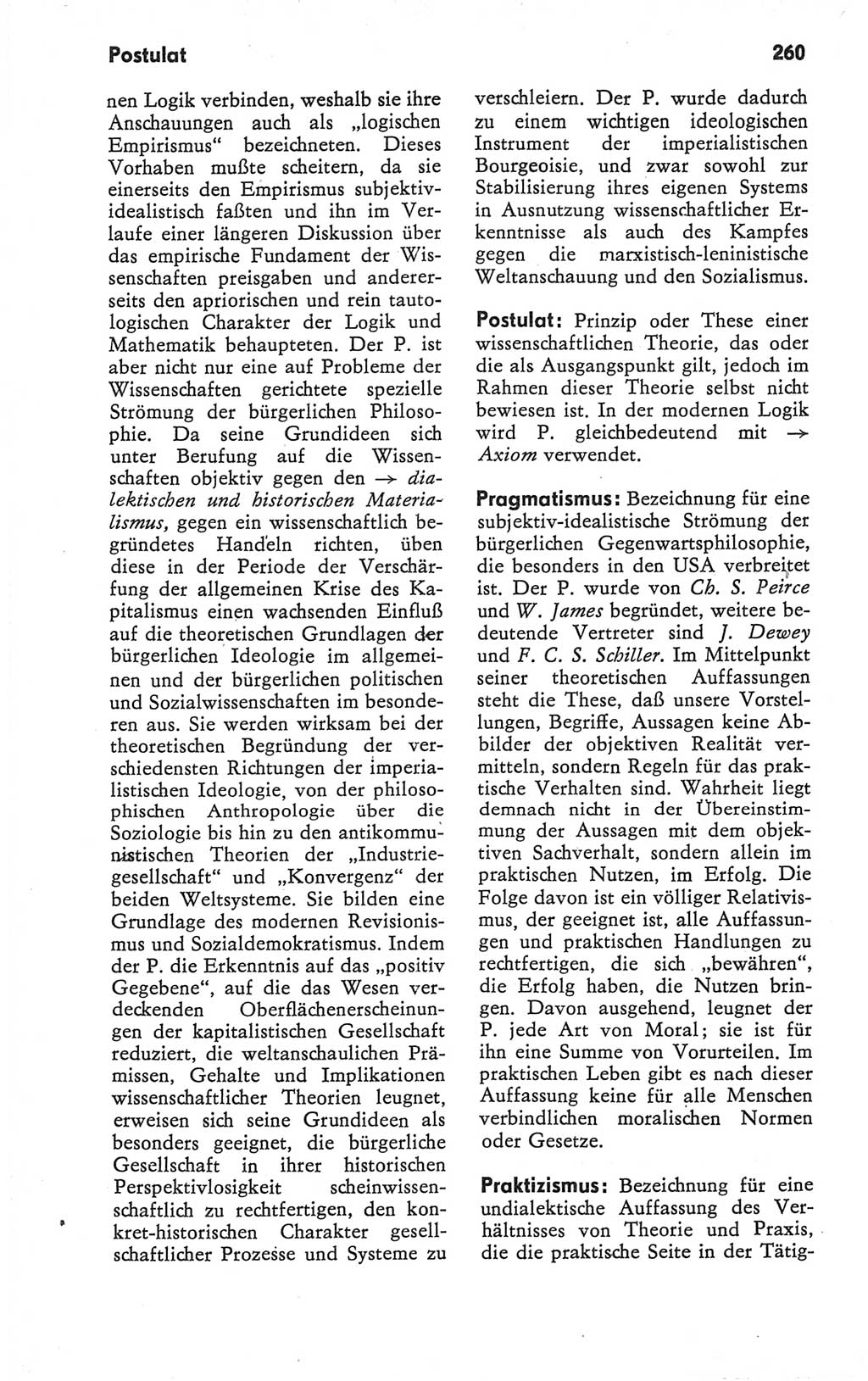 Kleines Wörterbuch der marxistisch-leninistischen Philosophie [Deutsche Demokratische Republik (DDR)] 1979, Seite 260 (Kl. Wb. ML Phil. DDR 1979, S. 260)