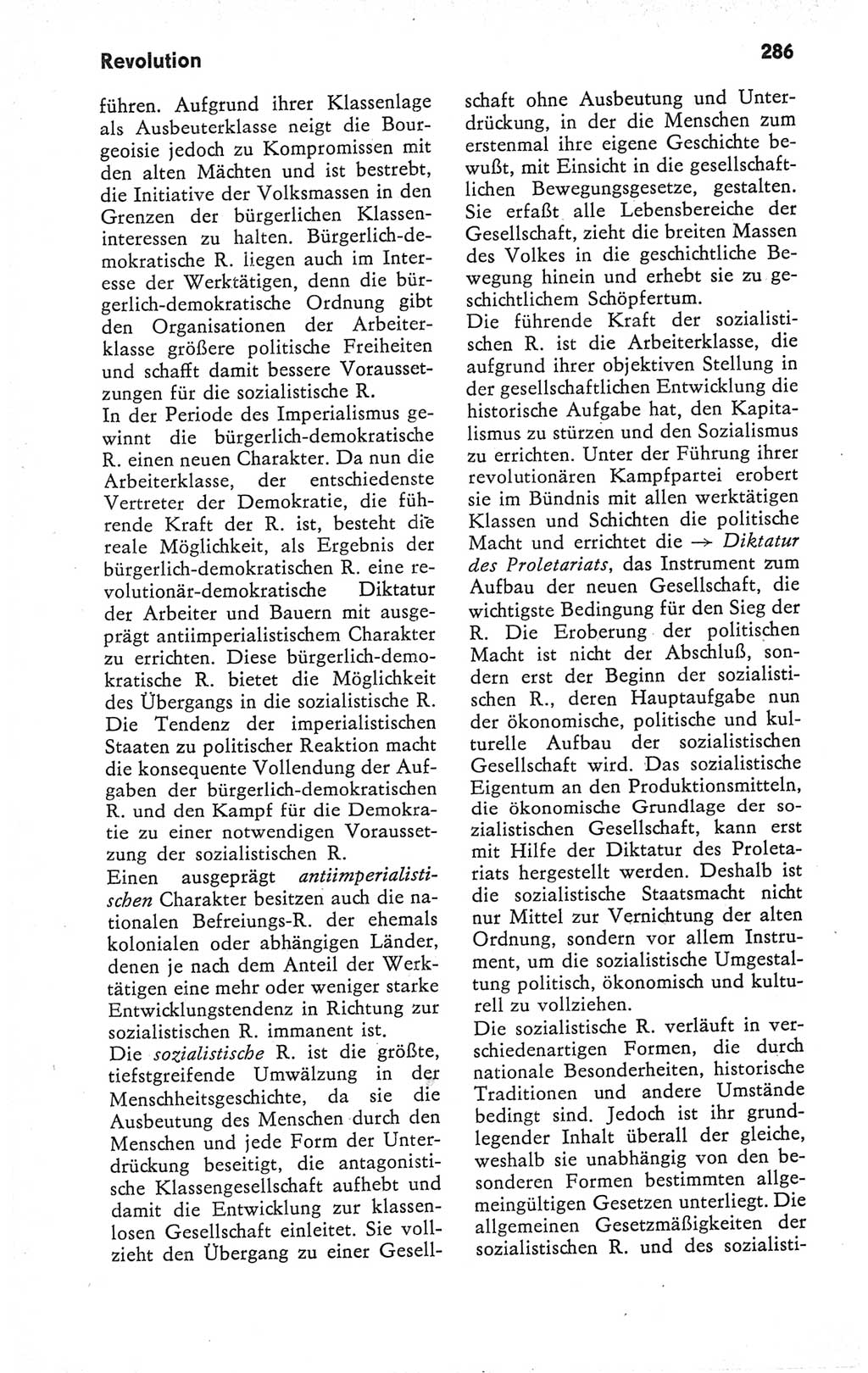 Kleines Wörterbuch der marxistisch-leninistischen Philosophie [Deutsche Demokratische Republik (DDR)] 1979, Seite 286 (Kl. Wb. ML Phil. DDR 1979, S. 286)