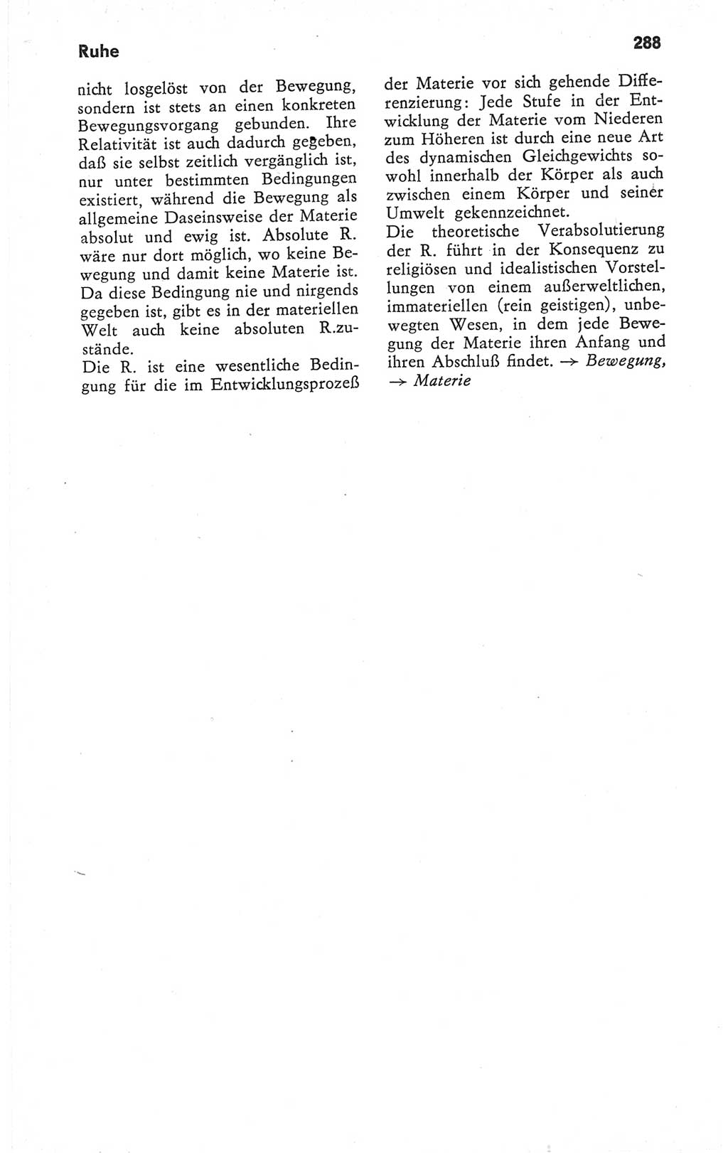 Kleines Wörterbuch der marxistisch-leninistischen Philosophie [Deutsche Demokratische Republik (DDR)] 1979, Seite 288 (Kl. Wb. ML Phil. DDR 1979, S. 288)