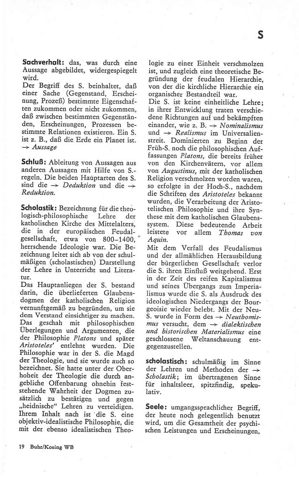Kleines Wörterbuch der marxistisch-leninistischen Philosophie [Deutsche Demokratische Republik (DDR)] 1979, Seite 289 (Kl. Wb. ML Phil. DDR 1979, S. 289)