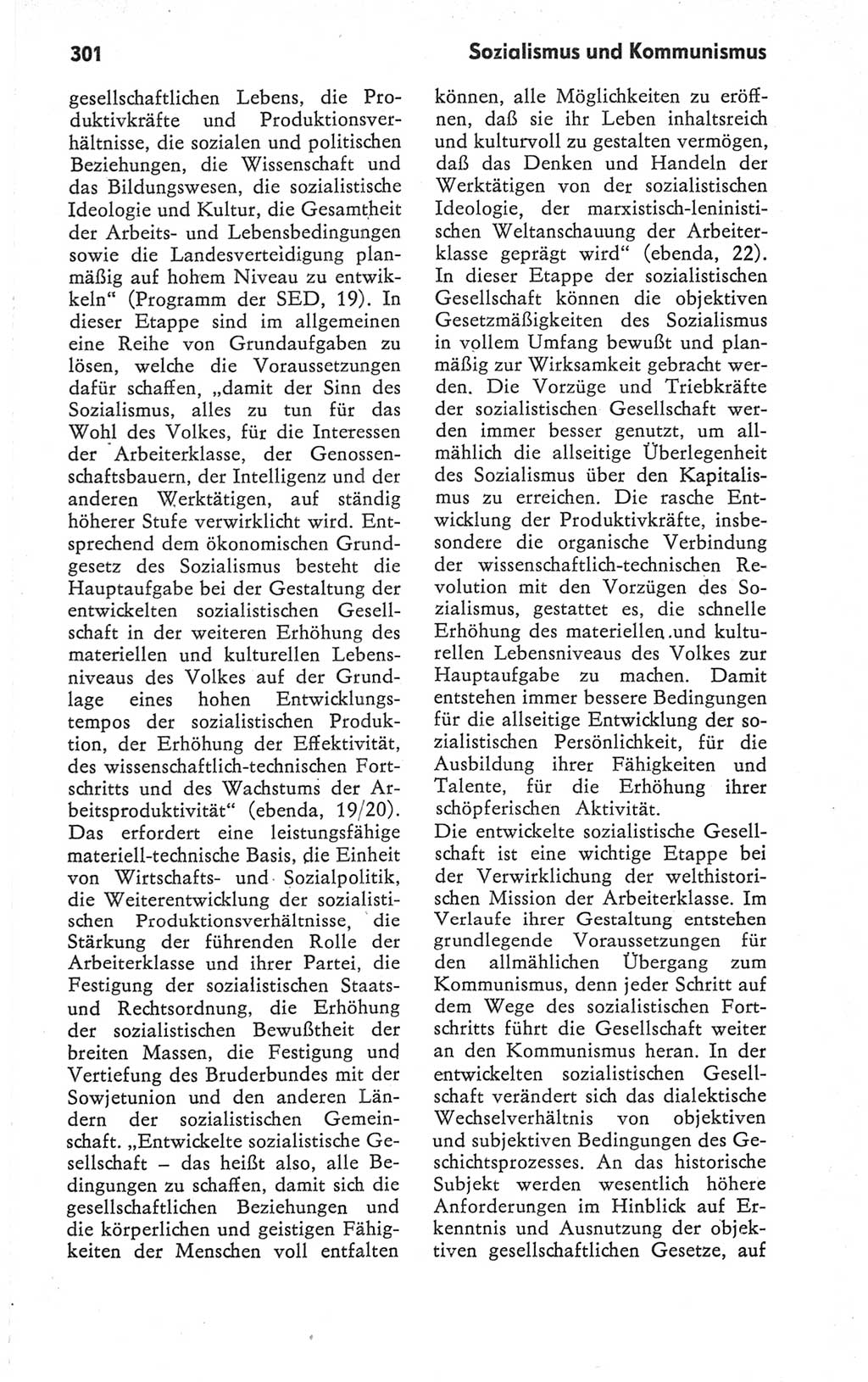 Kleines Wörterbuch der marxistisch-leninistischen Philosophie [Deutsche Demokratische Republik (DDR)] 1979, Seite 301 (Kl. Wb. ML Phil. DDR 1979, S. 301)