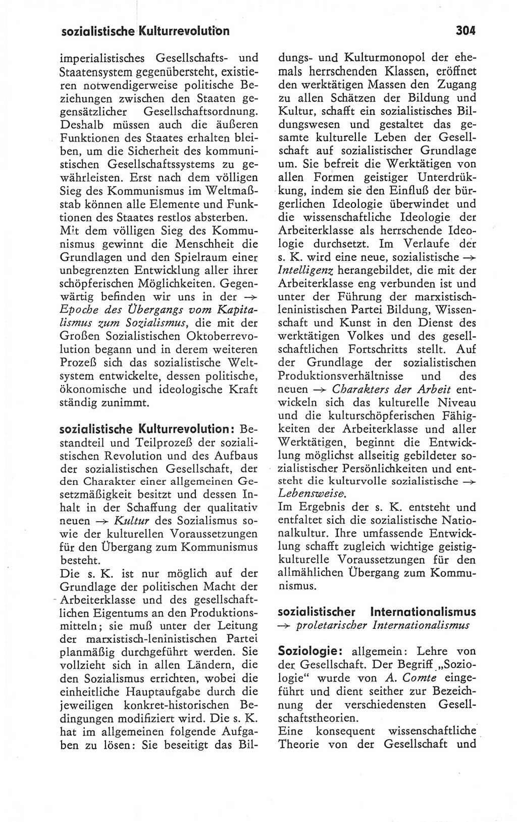 Kleines Wörterbuch der marxistisch-leninistischen Philosophie [Deutsche Demokratische Republik (DDR)] 1979, Seite 304 (Kl. Wb. ML Phil. DDR 1979, S. 304)