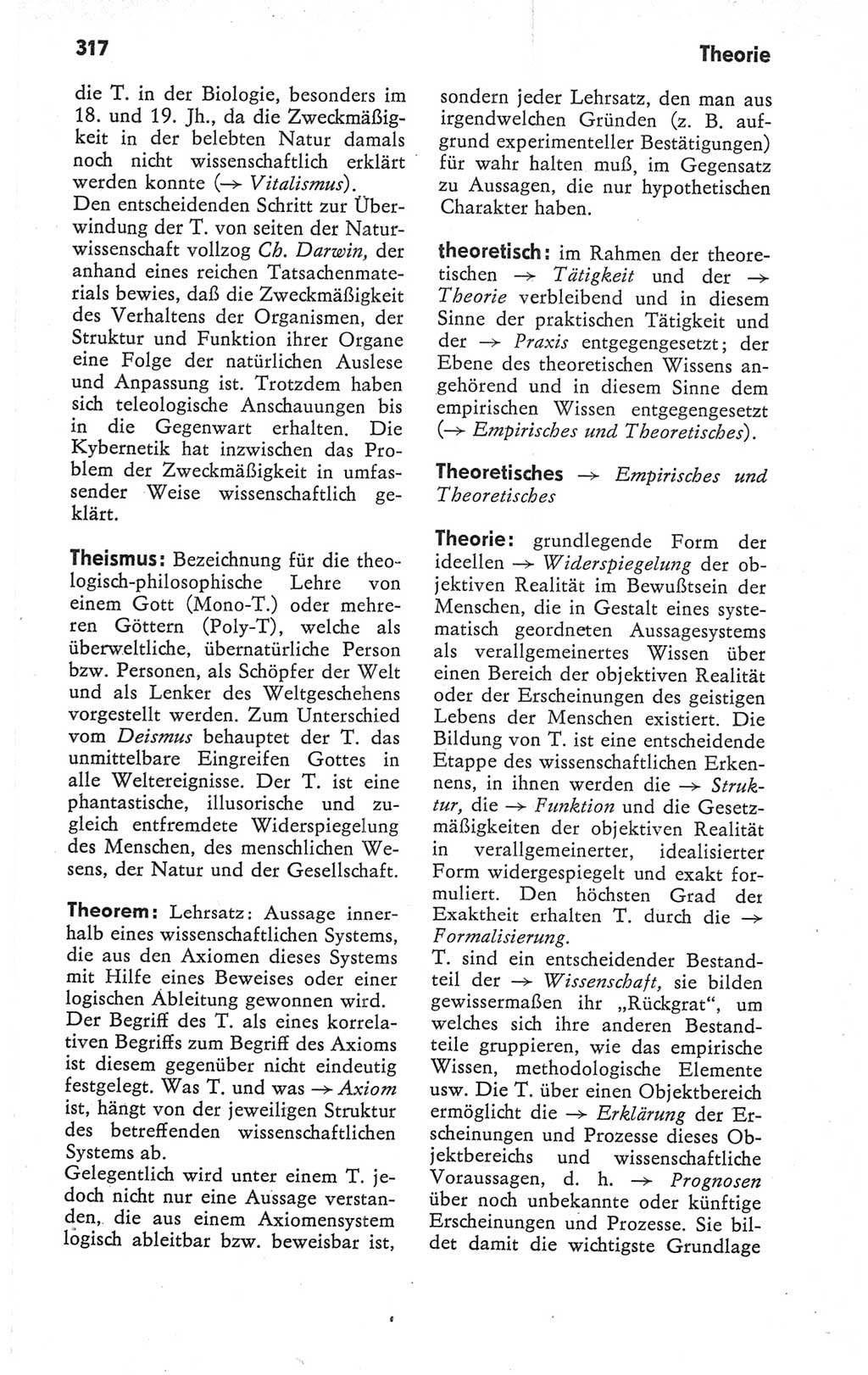 Kleines Wörterbuch der marxistisch-leninistischen Philosophie [Deutsche Demokratische Republik (DDR)] 1979, Seite 317 (Kl. Wb. ML Phil. DDR 1979, S. 317)