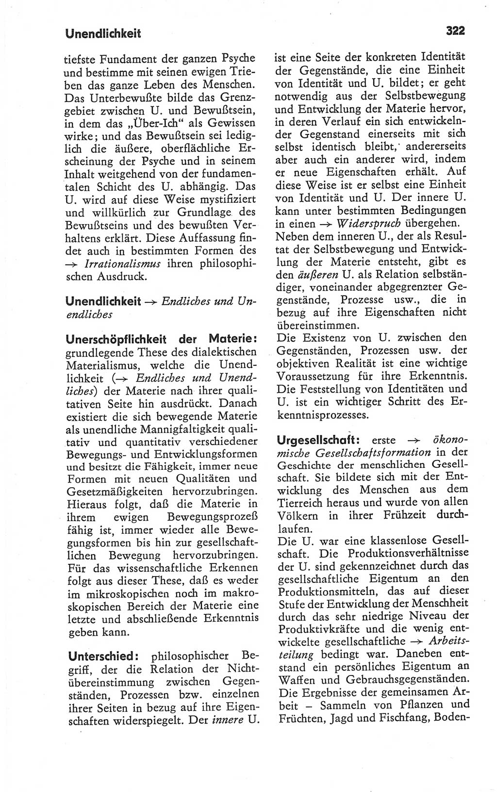 Kleines Wörterbuch der marxistisch-leninistischen Philosophie [Deutsche Demokratische Republik (DDR)] 1979, Seite 322 (Kl. Wb. ML Phil. DDR 1979, S. 322)