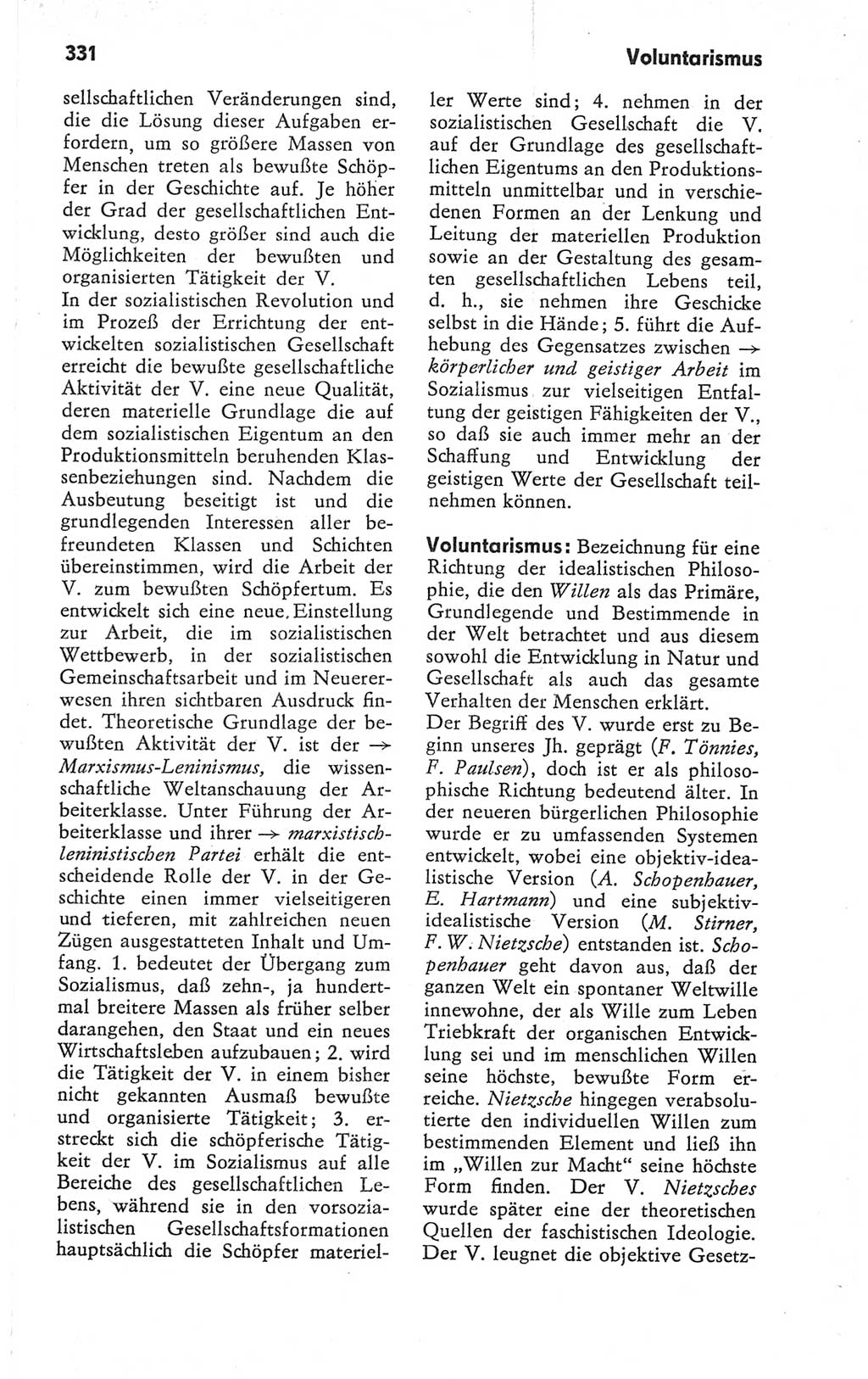 Kleines Wörterbuch der marxistisch-leninistischen Philosophie [Deutsche Demokratische Republik (DDR)] 1979, Seite 331 (Kl. Wb. ML Phil. DDR 1979, S. 331)