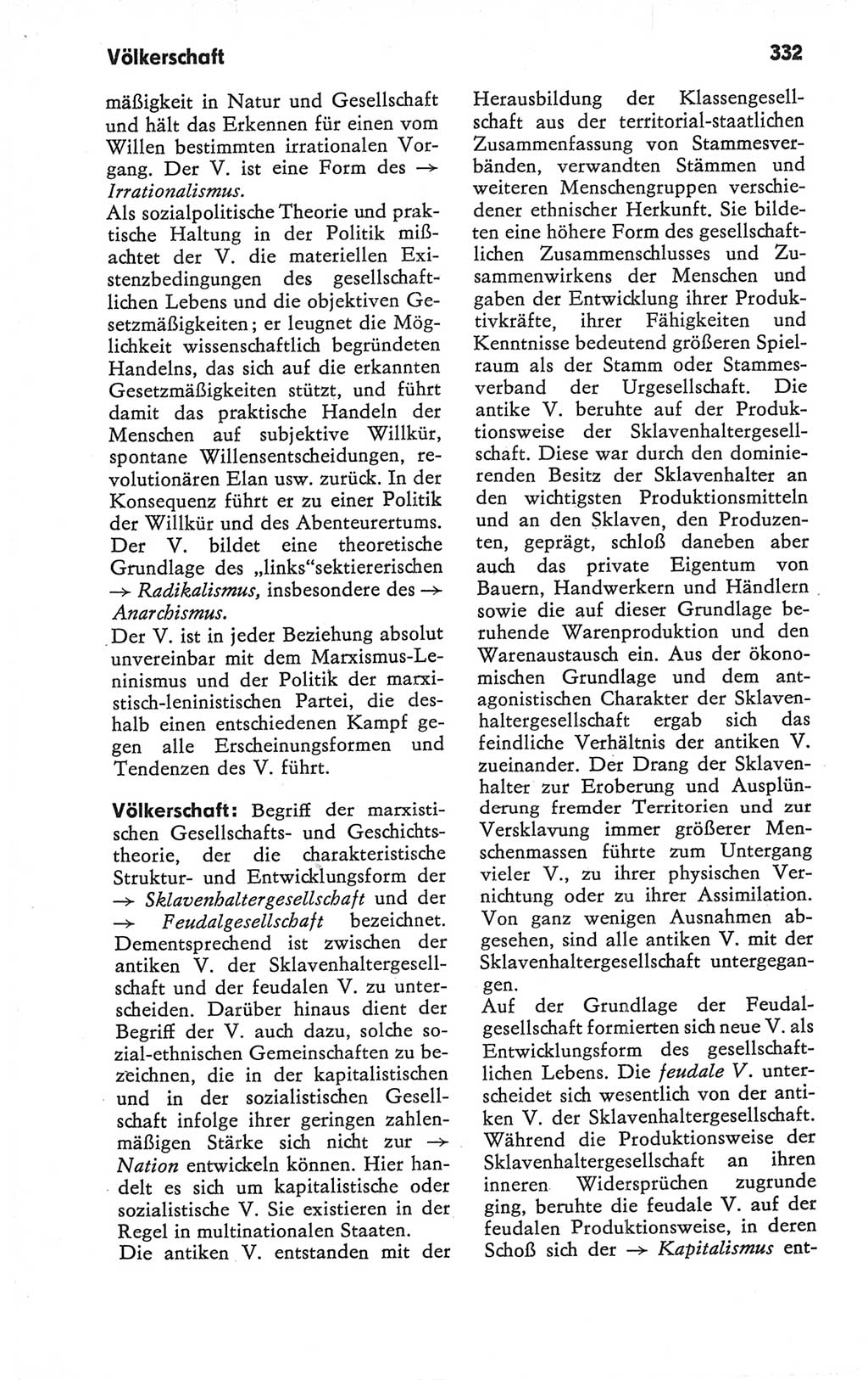 Kleines Wörterbuch der marxistisch-leninistischen Philosophie [Deutsche Demokratische Republik (DDR)] 1979, Seite 332 (Kl. Wb. ML Phil. DDR 1979, S. 332)