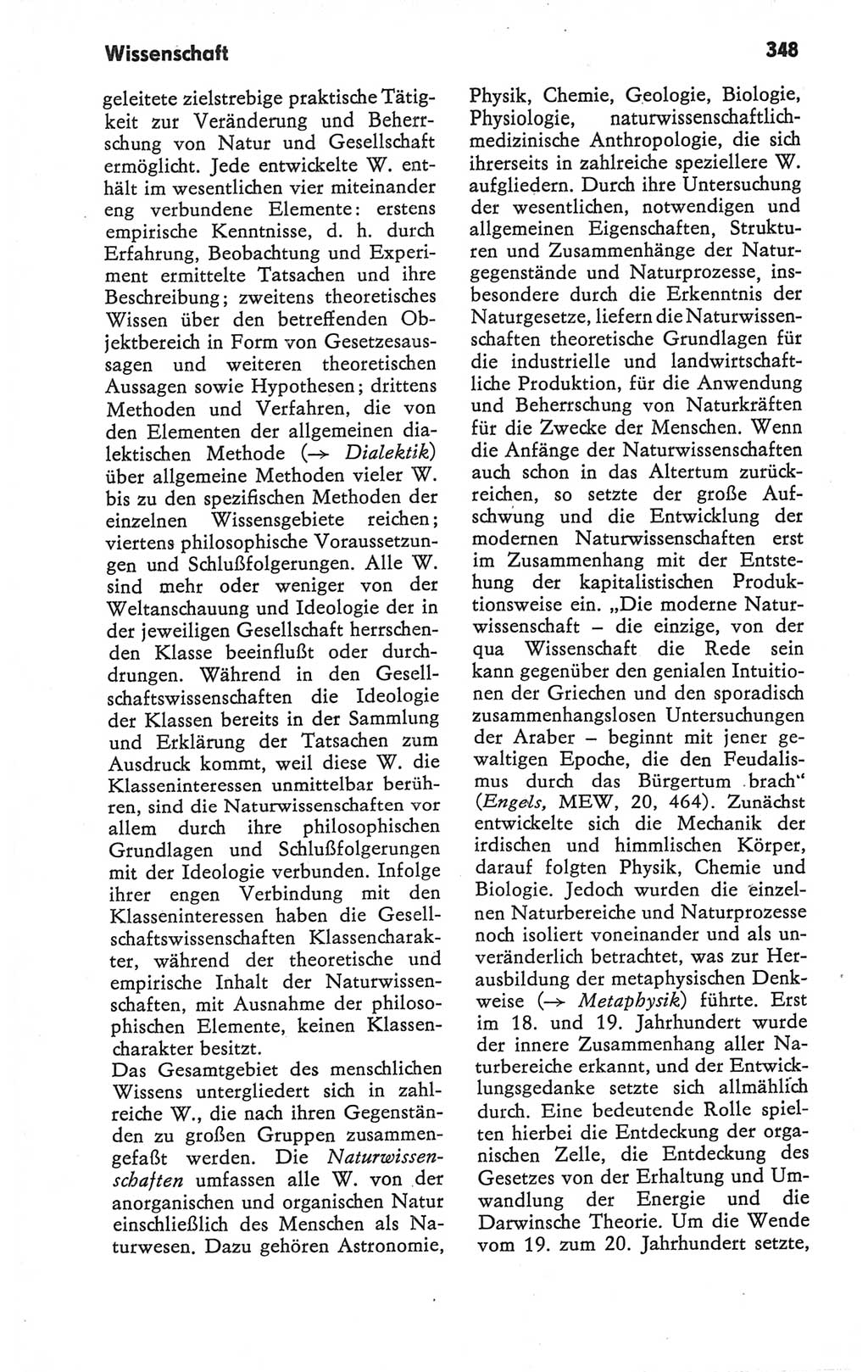 Kleines Wörterbuch der marxistisch-leninistischen Philosophie [Deutsche Demokratische Republik (DDR)] 1979, Seite 348 (Kl. Wb. ML Phil. DDR 1979, S. 348)