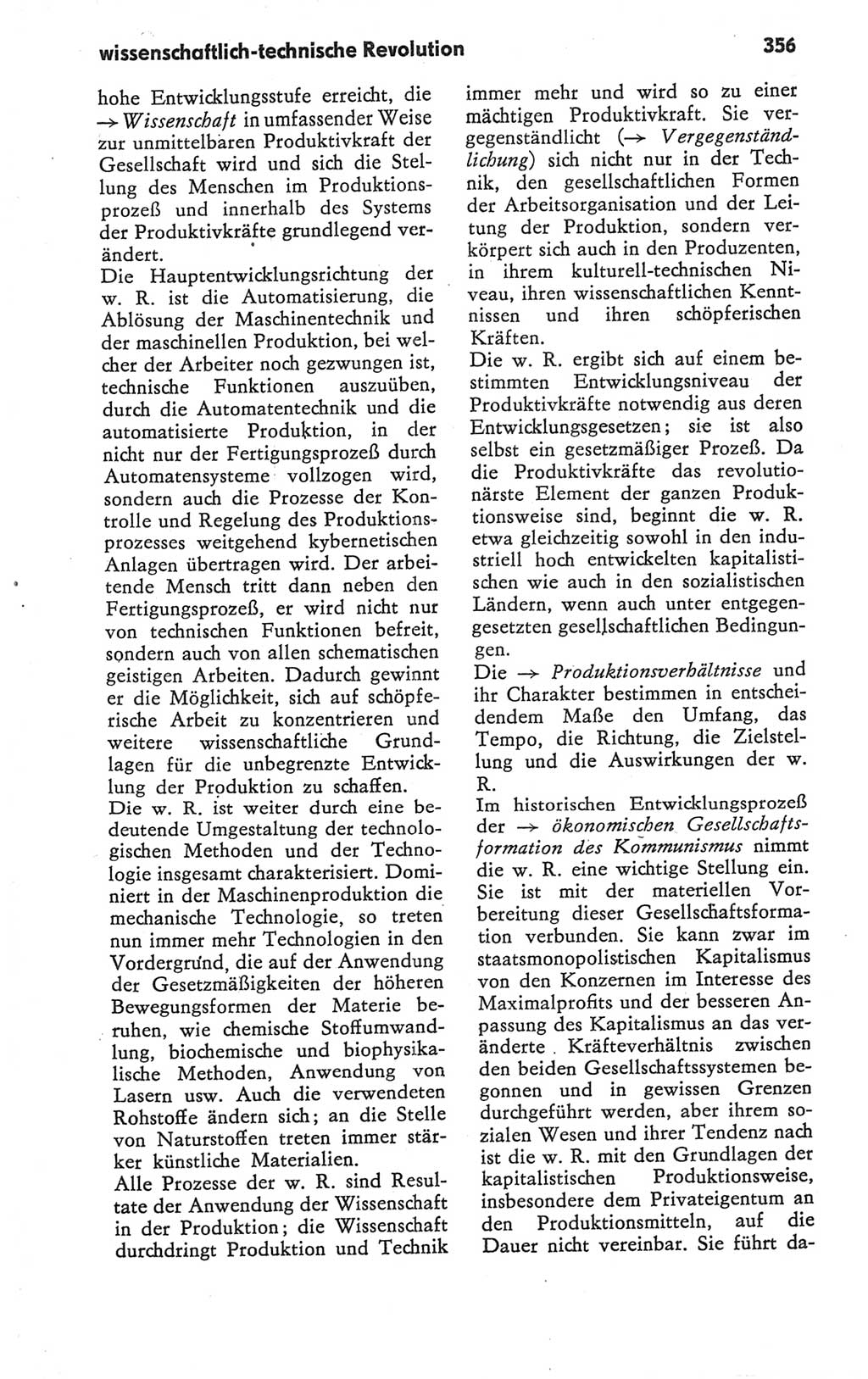 Kleines Wörterbuch der marxistisch-leninistischen Philosophie [Deutsche Demokratische Republik (DDR)] 1979, Seite 356 (Kl. Wb. ML Phil. DDR 1979, S. 356)