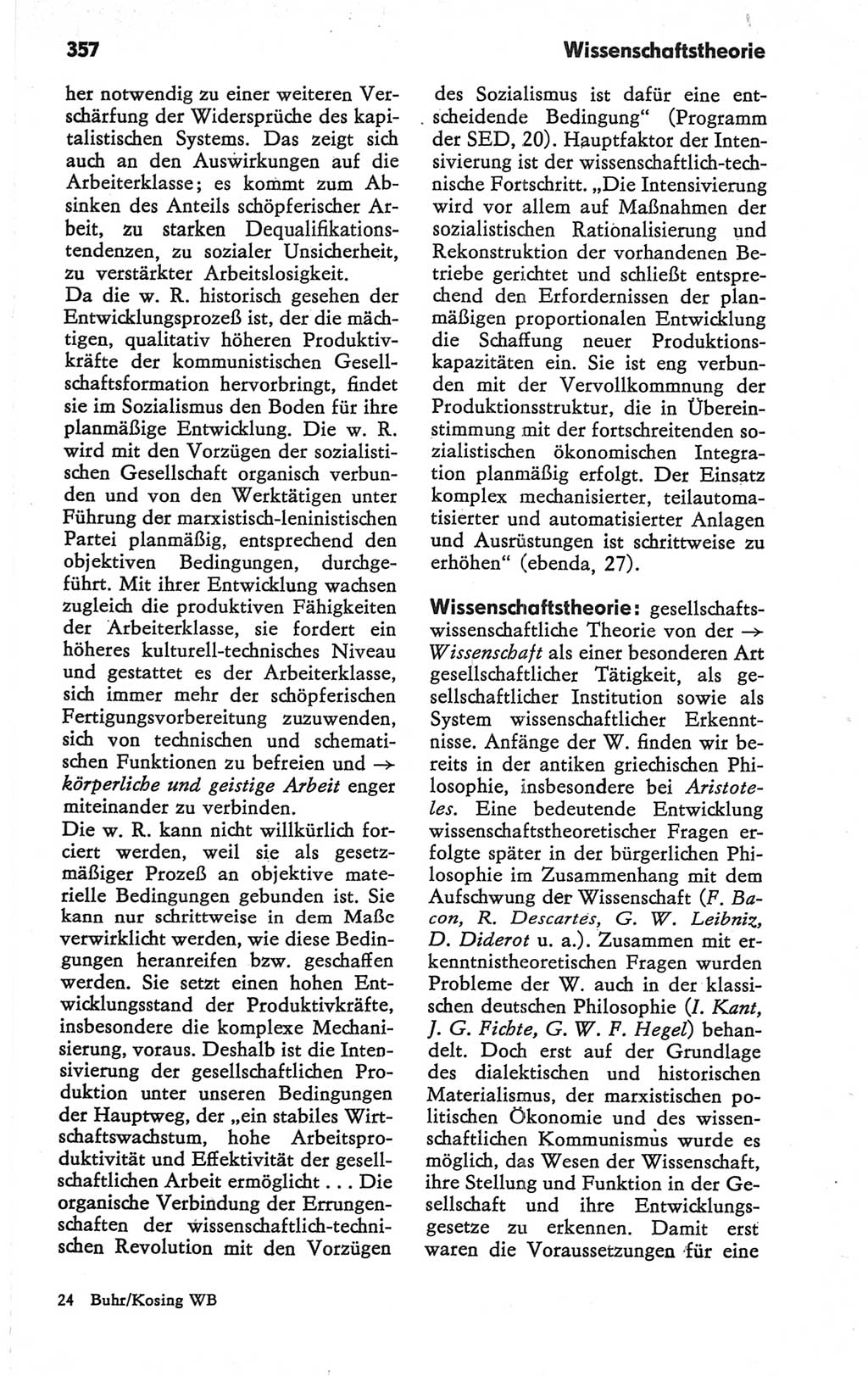 Kleines Wörterbuch der marxistisch-leninistischen Philosophie [Deutsche Demokratische Republik (DDR)] 1979, Seite 357 (Kl. Wb. ML Phil. DDR 1979, S. 357)