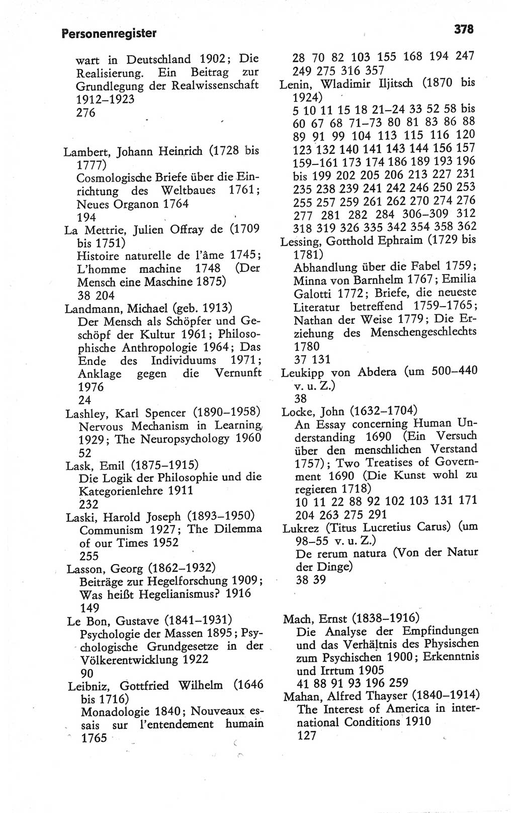 Kleines Wörterbuch der marxistisch-leninistischen Philosophie [Deutsche Demokratische Republik (DDR)] 1979, Seite 378 (Kl. Wb. ML Phil. DDR 1979, S. 378)