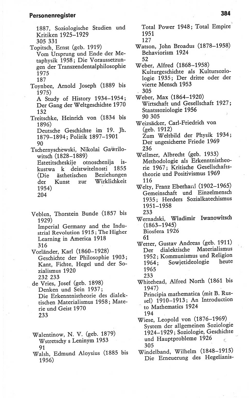 Kleines Wörterbuch der marxistisch-leninistischen Philosophie [Deutsche Demokratische Republik (DDR)] 1979, Seite 384 (Kl. Wb. ML Phil. DDR 1979, S. 384)