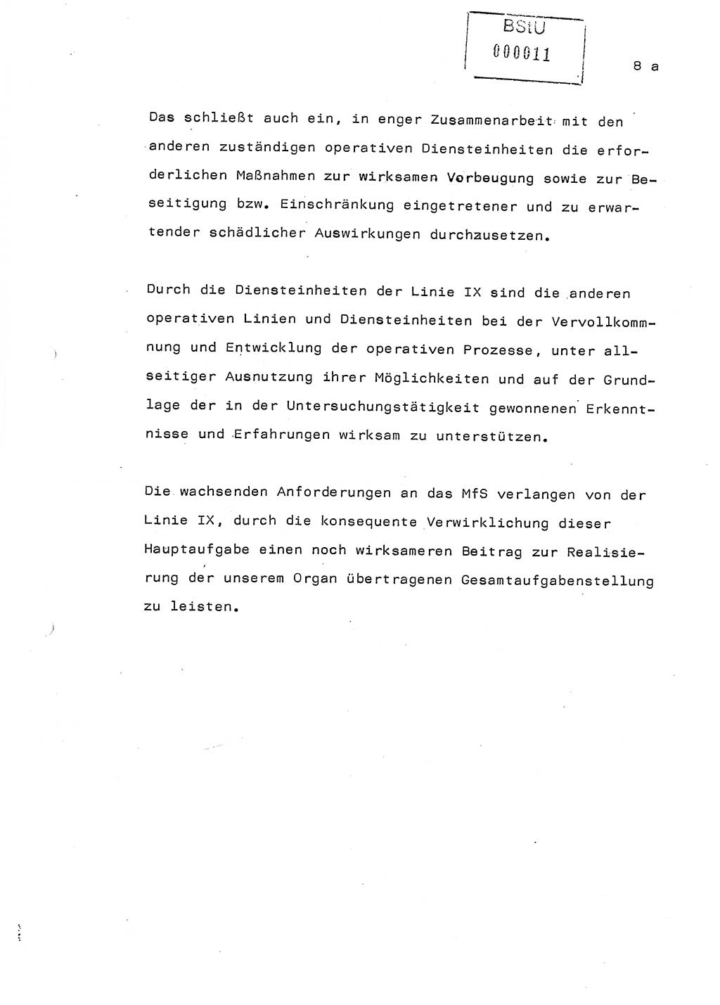 Referat (Generaloberst Erich Mielke) auf der Zentralen Dienstkonferenz am 24.5.1979 [Ministerium für Staatssicherheit (MfS), Deutsche Demokratische Republik (DDR), Der Minister], Berlin 1979, Seite 8/1 (Ref. DK DDR MfS Min. /79 1979, S. 8/1)