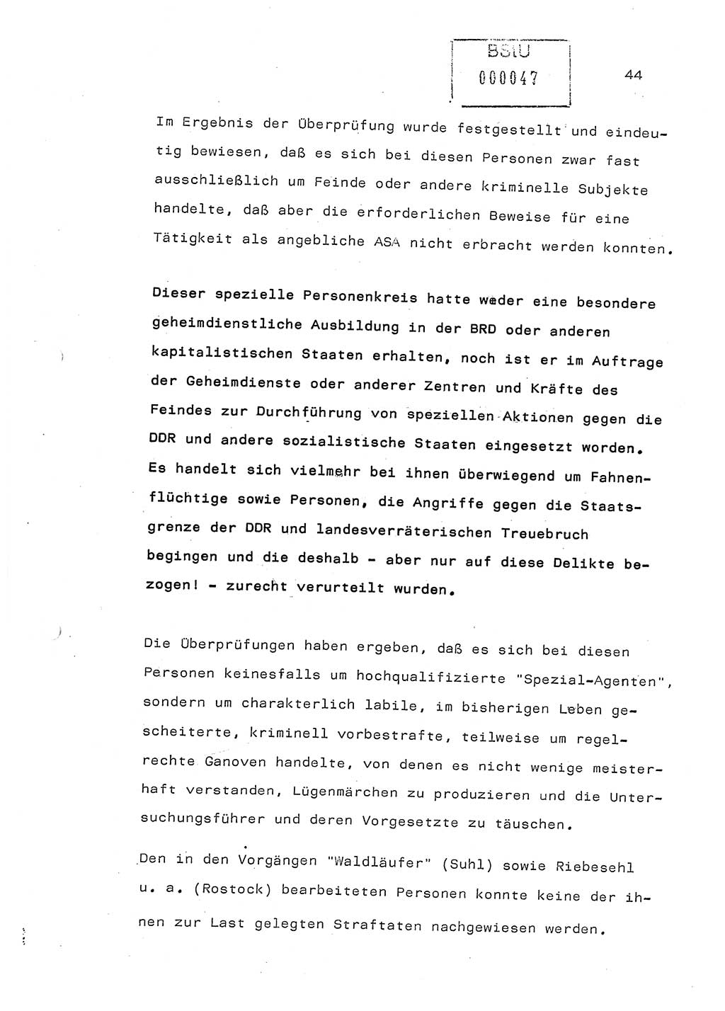 Referat (Generaloberst Erich Mielke) auf der Zentralen Dienstkonferenz am 24.5.1979 [Ministerium für Staatssicherheit (MfS), Deutsche Demokratische Republik (DDR), Der Minister], Berlin 1979, Seite 44 (Ref. DK DDR MfS Min. /79 1979, S. 44)