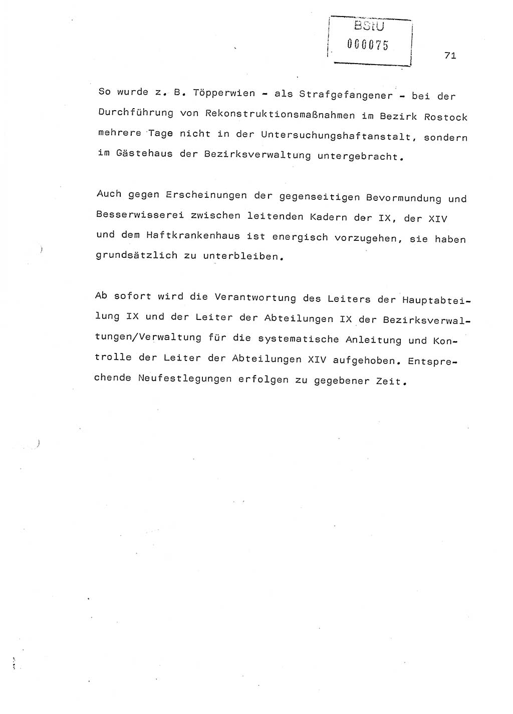 Referat (Generaloberst Erich Mielke) auf der Zentralen Dienstkonferenz am 24.5.1979 [Ministerium für Staatssicherheit (MfS), Deutsche Demokratische Republik (DDR), Der Minister], Berlin 1979, Seite 71 (Ref. DK DDR MfS Min. /79 1979, S. 71)
