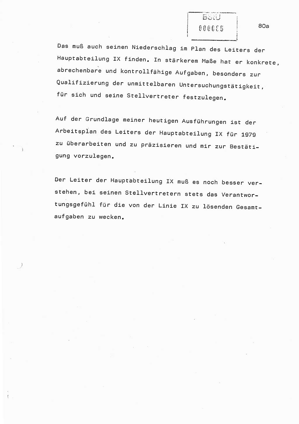 Referat (Generaloberst Erich Mielke) auf der Zentralen Dienstkonferenz am 24.5.1979 [Ministerium für Staatssicherheit (MfS), Deutsche Demokratische Republik (DDR), Der Minister], Berlin 1979, Seite 80/1 (Ref. DK DDR MfS Min. /79 1979, S. 80/1)